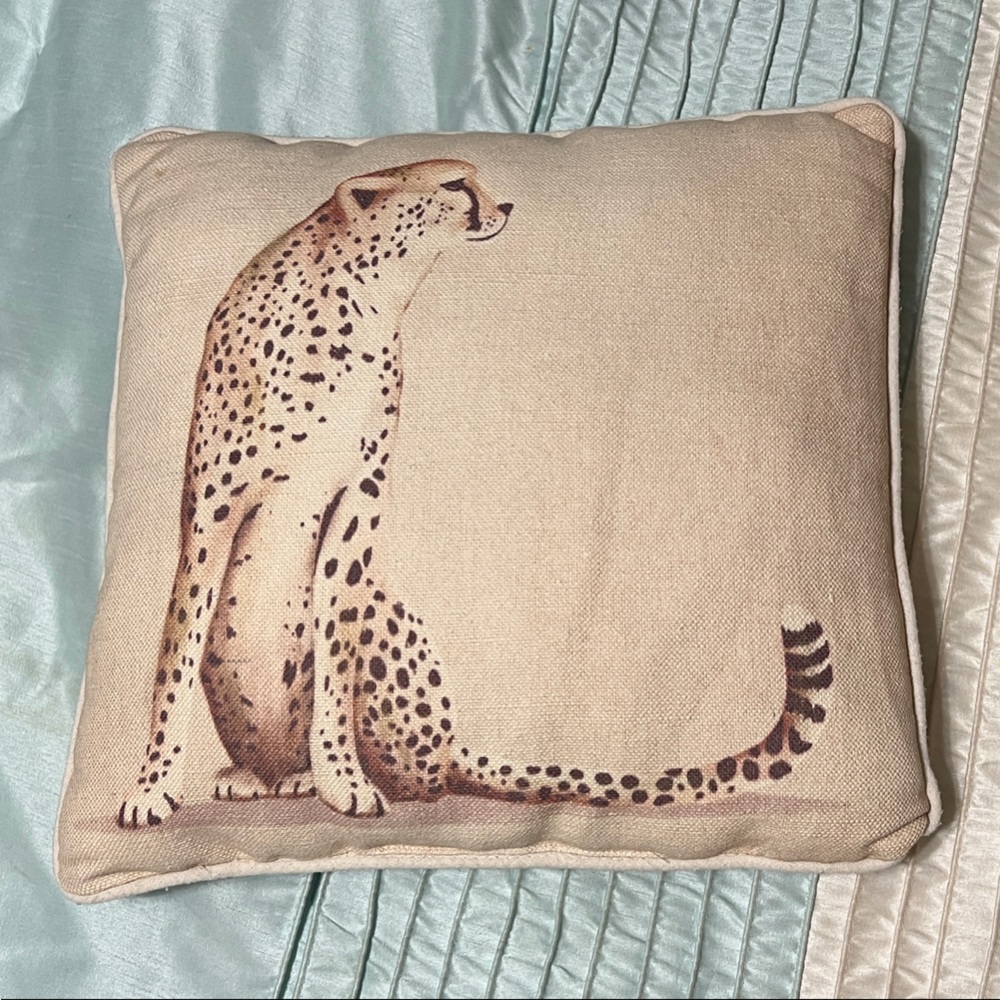Cheetah Print Throw Pillow